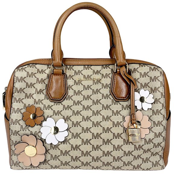 Michael Kors Handbags - Michael Kors Flora Appliqué Mercer Medium Duffel